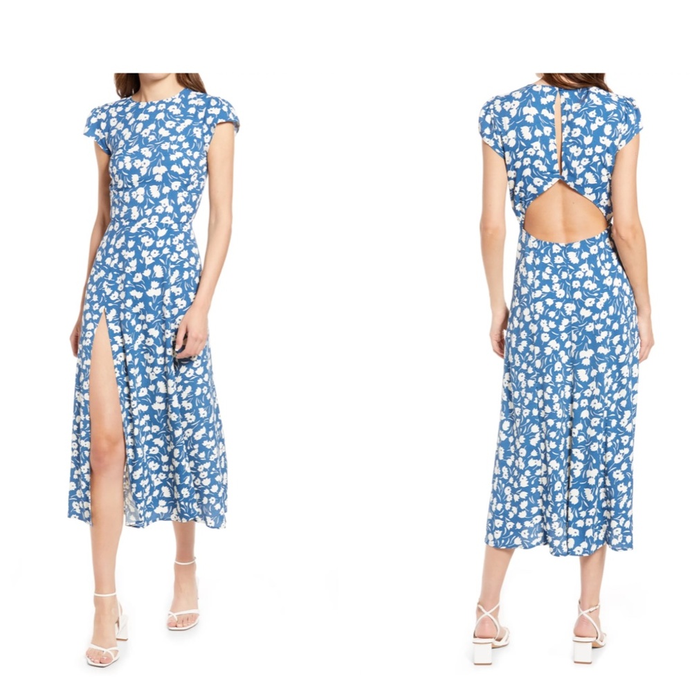 Reformation Gavin dress in Tulip print size 4